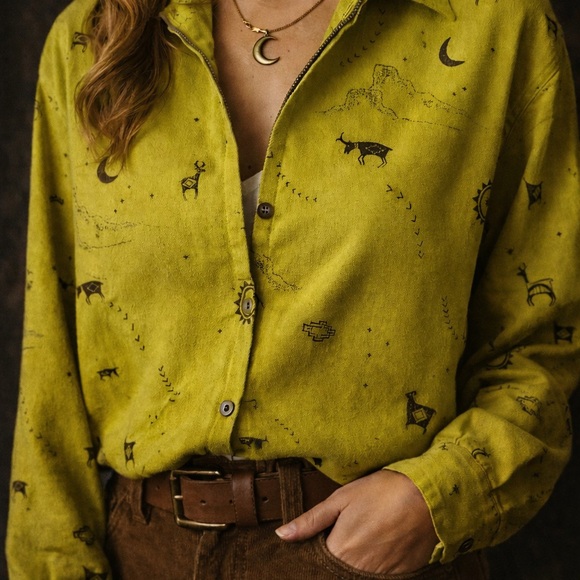 Chico's Tops - Chico's Vibrant Green Blouse